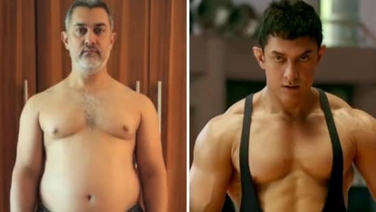 Aamir Khan gained weight to play the older version of his character in Dangal, and then went on to lost 28 kgs to play the younger version in the same film.
