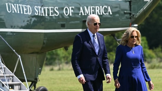 Joe Biden is capable of serving as president for a second term, stated Jill Biden.(AFP)