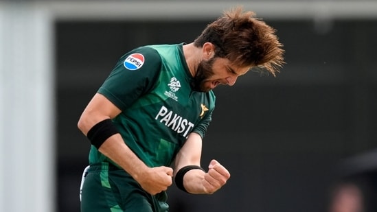 For Pakistan's bowling department, Imad Wasim and Shaheen Afridi struck thrice.(AP)