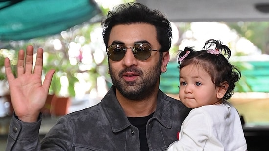 Ranbir Kapoor welcomed a daughter in November 2022 with actor-wife Alia Bhatt. The couple's first public appearance with their blue-eyed daughter Raha broke the internet in December 2023. The actors gave a special Christmas gift to fans as they finally revealed Raha's face and posed with her for the paparazzi. (File Photo/AFP)