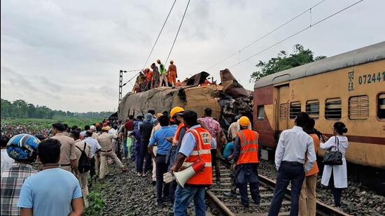 Rescue operations at the accident site on Monday. (ANI)