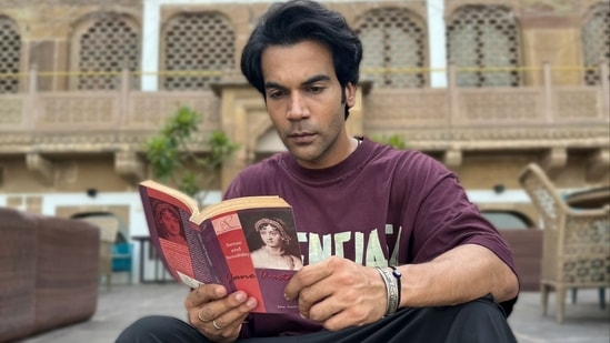 Rajkummar Rao poses for HT City on the occasion of National Reading Day.