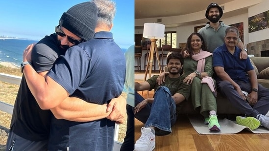 Vijay Deverakonda is vacationing in the US with his family.