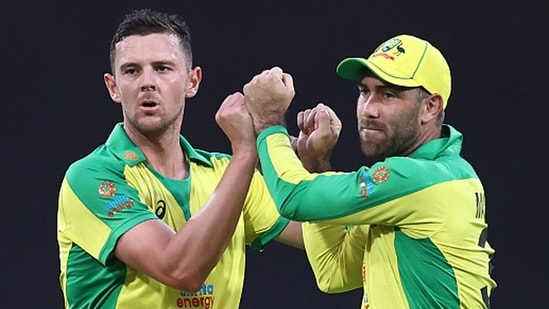 Glenn Maxwell (R) shared some insights on what happened after Josh Hazlewood's comments.(Getty)