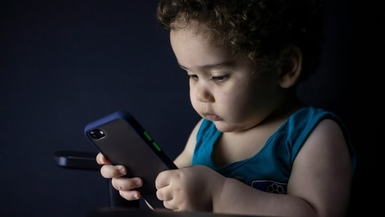 In today's digital age, many children struggle with gadget addiction, which can affect their development and well-being.(Unsplash)