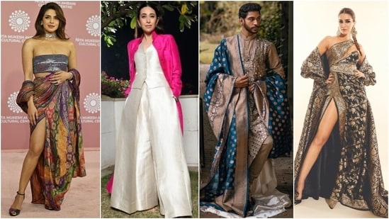 Check out easy ways to upcycle your mom's old Banarasi sarees. (Instagram)