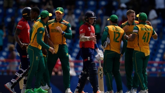 South Africa beat England by 7 runs.(AP)