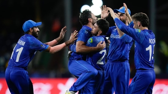 Unreal scenes as Afghanistan beat Australia at the T20 World Cup(AP)