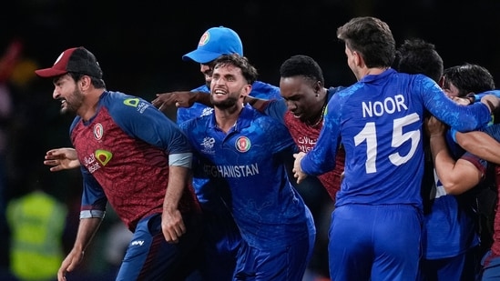 Afghanistan defeated Australia by 21 runs in their T20 World Cup Super 8 fixture, in Kingstown.