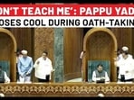 ‘DON’T TEACH ME’: PAPPU YADAV LOSES COOL DURING OATH-TAKING