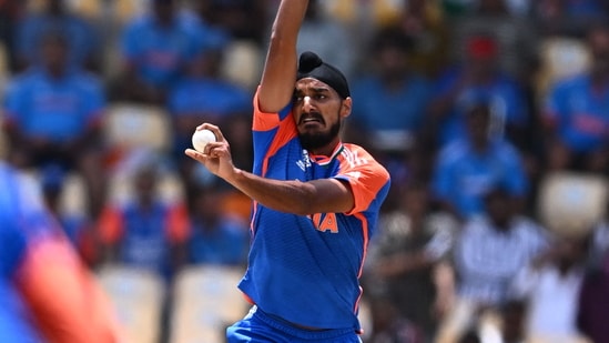 Arshdeep Singh picked up 3/37 against Australia.(AFP)