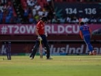 Captain Rohit Sharma scored a half-century after which Kuldeep Yadav and Axar Patel led the way in shredding England to pieces as India won the semi final by 68 runs and reached the final of the 2024 T20 World Cup.(AP)