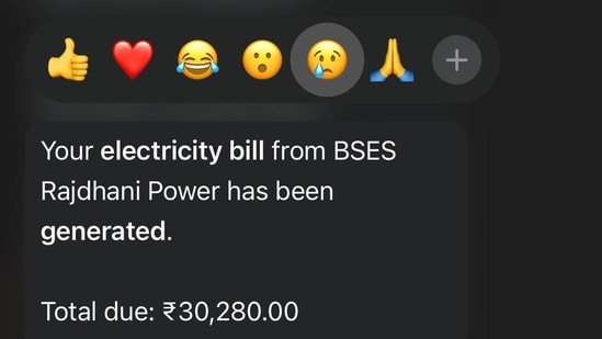 A Delhi man shared his electricity bill on Reddit.