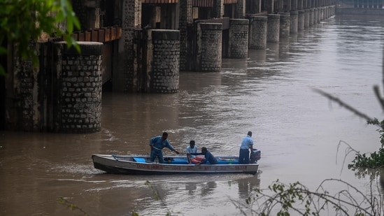 Delhi BJP President Virendra Sachdeva called it a ‘misfortune’ that Dehi has to deal with such waterlogging issues every monsoon season.(HT File Photo)