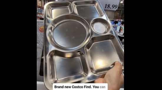 Snapshot of the Indian thali at Canadian Costco. (Instagram/@costcomarkhameast)