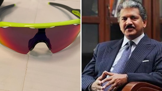India vs England T20 World Cup: Anand Mahindra shared this photo of his Axar shades on X. (X/@anandmahindra, File Photo)