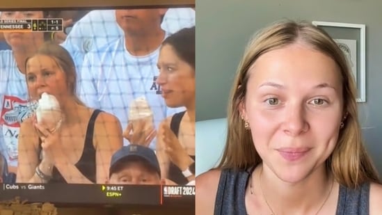 TikToker slams ESPN after video of her eating ice cream gets sexualised online by 'creeps' of TikTok(TikTok)