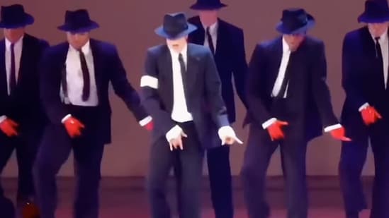 Michael Jackson in a still from the viral video. (Insatgram/sachin_shirsat_editz)