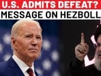 U.S. ADMITS DEFEAT? NEW MESSAGE ON HEZBOLLAH...