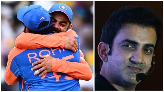 Gambhir thanked Kohli and Rohit for their unparalleled contributions to Indian cricket(AFP)