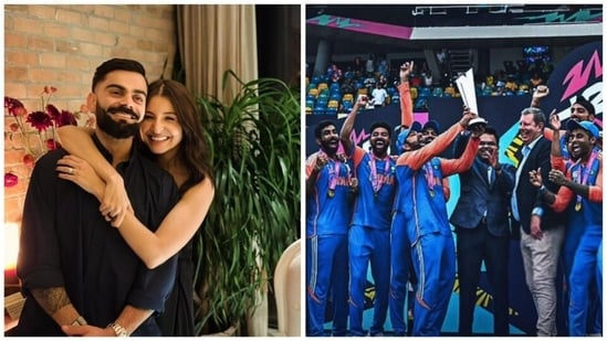 Fans and celebs took to social media and congratulated the Men in Blue for this victory. Actor Anushka Sharma wrote a heartwarming note for her husband Virat Kohli. Anushka expressed her excitement and celebrated the victory by sharing several pictures of Team India lifting the trophy and the emotional moments of the players. She congratulated Team India and also shared that their daughter Vamika was concerned about the players when she watched them crying on TV.