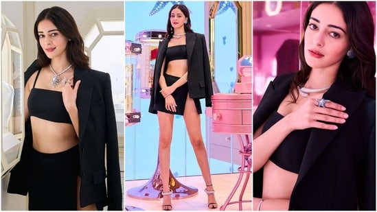 Ananya Pandey is raising the temperature with her latest look featuring a stylish black ensemble. The Gen Z actor is a total stunner, consistently slaying fashion goals like a pro. Her latest appearance is no exception, turning heads with her incredible fashion sense and undeniable beauty. Scroll down to take notes.(Instagram/@priyankarkapadia)