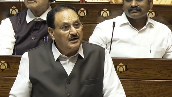 Rajya Sabha Session LIVE updates: House leader JP Nadda speaks in Parliament.