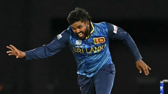 Wanindu Hasaranga is the highest wicket-taker in LPL.(AFP)