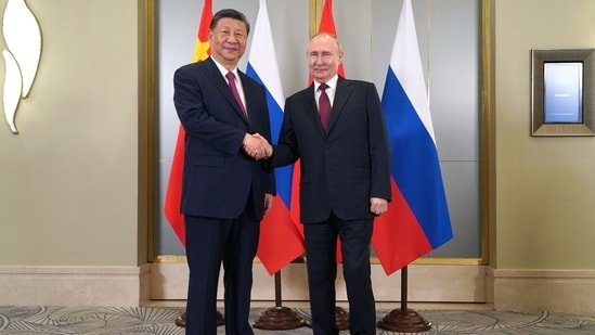 Since Xi and Putin last sat down in May, the Russian leader has been strengthening his partnerships around Asia. (AP)