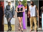 Get ready for a fresh dose of fashion inspiration with today's list of best-dressed celebs! Whenever celebrities step out, they bring a treasure trove of trending style ideas, and today is no exception. From Lady Gaga's chic mini polka dress and Kareena Kapoor's sleek pantsuit to Malaika Arora's casual denim and crop top combo, here are the stars who are turning heads with their outstanding looks.(Instagram)