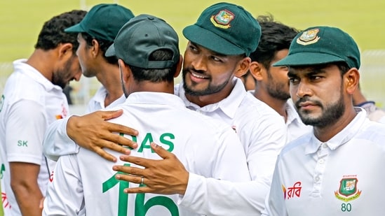 This is only Bangladesh's third away series win in 33 attempts, having also beaten the West Indies in 2009 and Zimbabwe three years ago.(AFP)