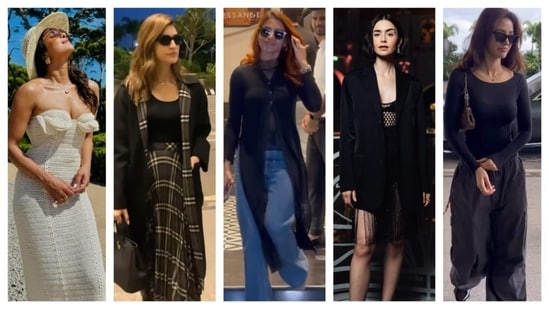 Take fashion inspiration from these best-dressed stars who donned distinct aesthetics and turned heads. From Priyanka Chopra's radiating vacation glam to Kriti Sanon in a dark academia outfit at the airport, here are all the stars who stood out with their styles. (Instagram)