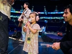 Uncle Joe Jonas was all ears as Malti Marie took the mic and tried to sing in one of the pictures.