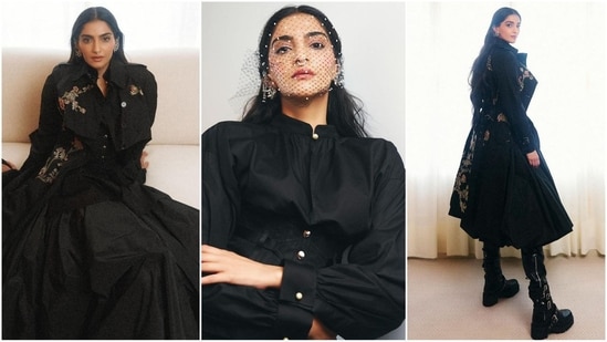 Sonam Kapoor attended the Dior show at Paris Fashion Week and proved once again why she is considered the ultimate fashionista of Bollywood. Dressed head-to-toe in striking black attire, she effortlessly embodied a gothic aesthetic that served as a masterclass in high fashion. Let’s decode her look and take some style notes from this diva!(Instagram/@rheakapoor)