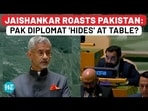 JAISHANKAR ROASTS PAKISTAN: PAK DIPLOMAT 'HIDES' AT TABLE?