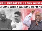 Kharge Falls Sick At J&K Rally, Returns To Stage With Warning To PM Modi: ‘Won’t Die Until…’ | WATCH