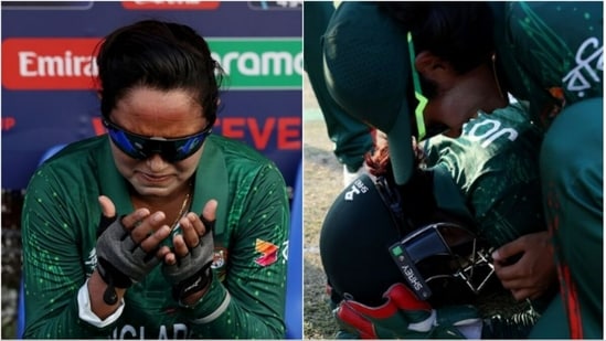 Bangladesh players were visibly emotional after their win in the T20 WC opener