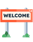 Welcome sign