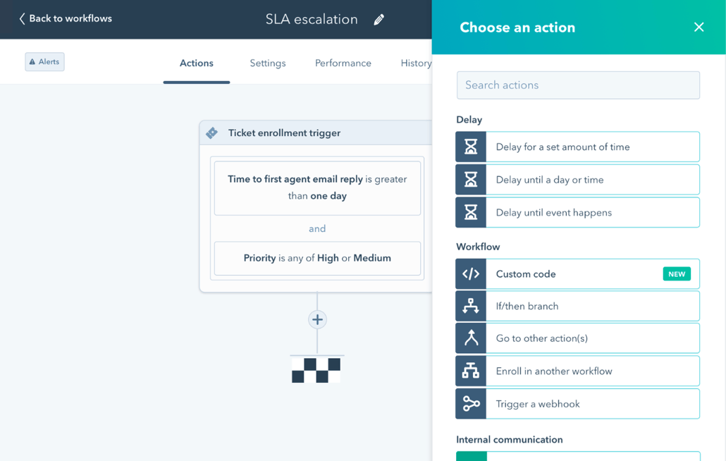 view of a sequence in the HubSpot app