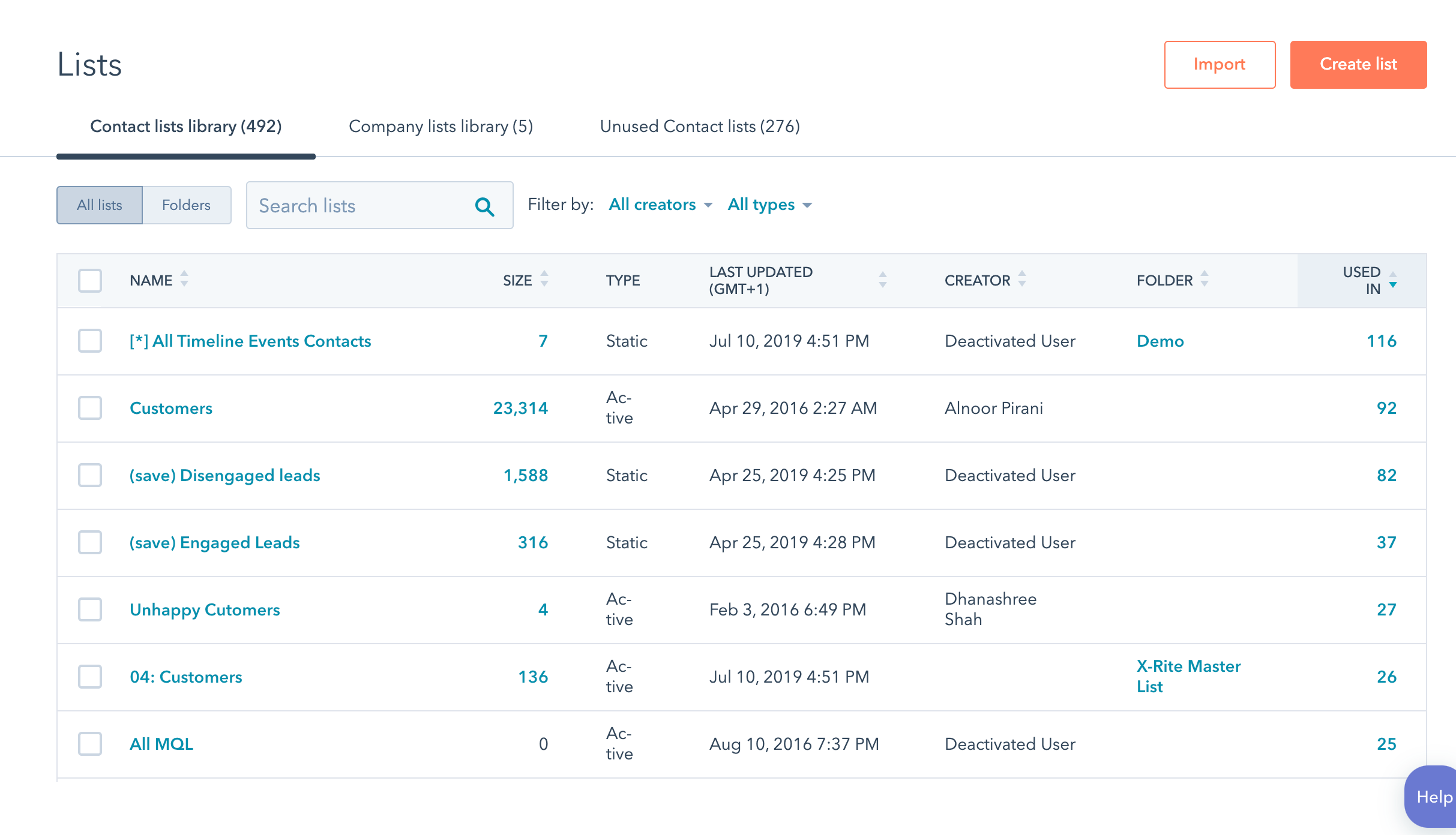 Get started with HubSpot's list segmentation features.