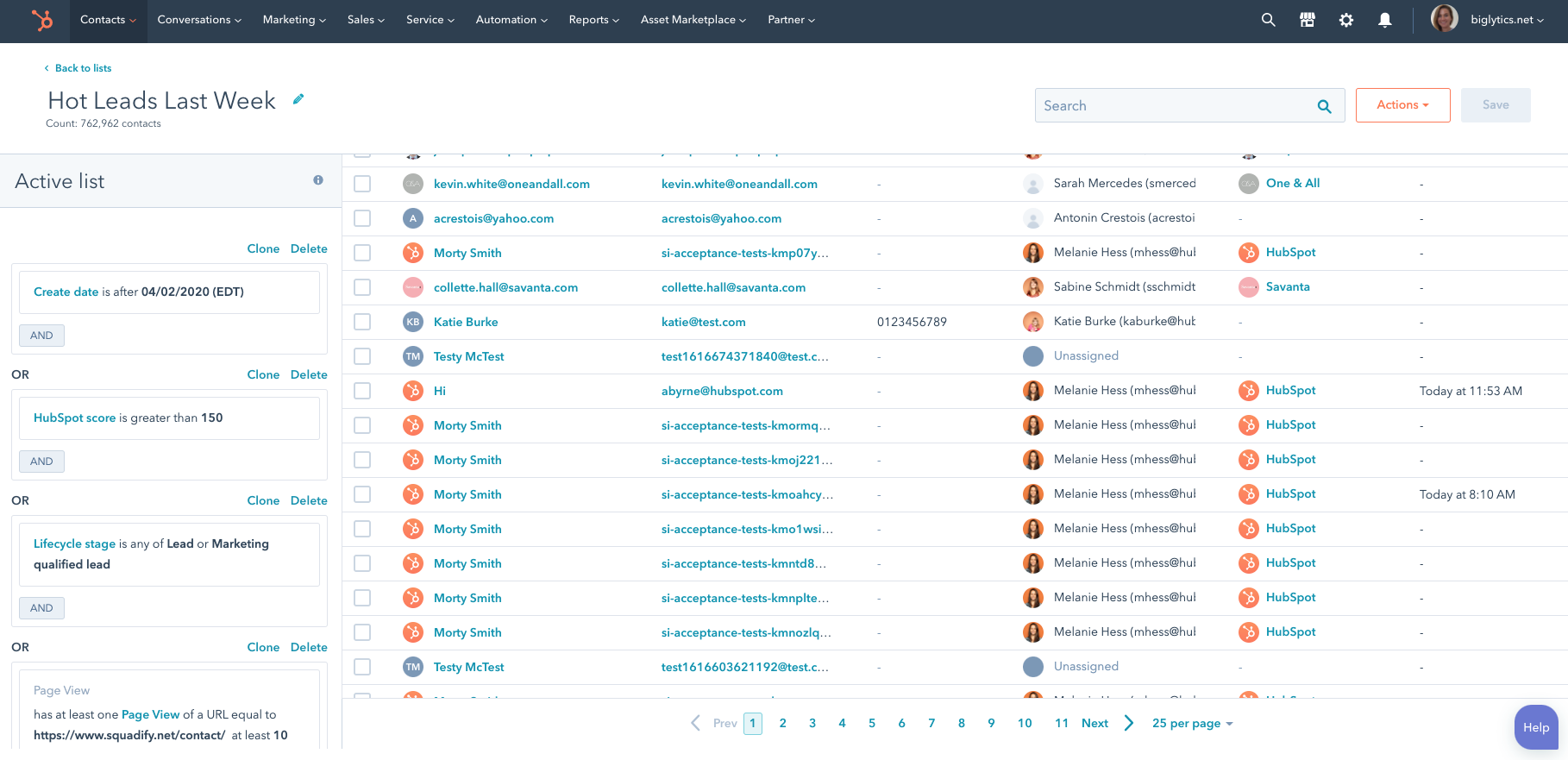 Use list segmentation to send relevant messages.