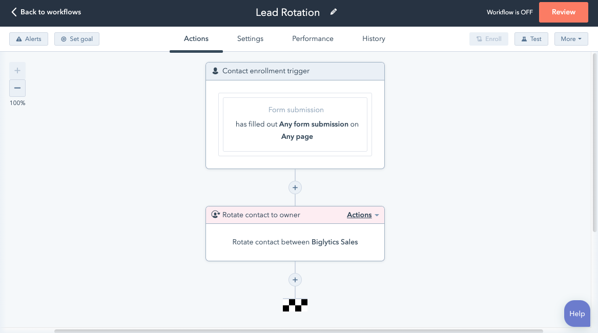 Leverage automation with sales tracking triggers.