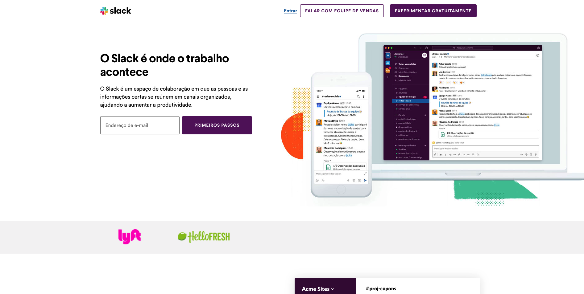 melhores exemplos de landing pages