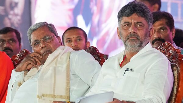 There was stiff competition between Siddaramaiah and Shivakumar for the Chief Minister's post after the declaration of Assembly election results in May last year