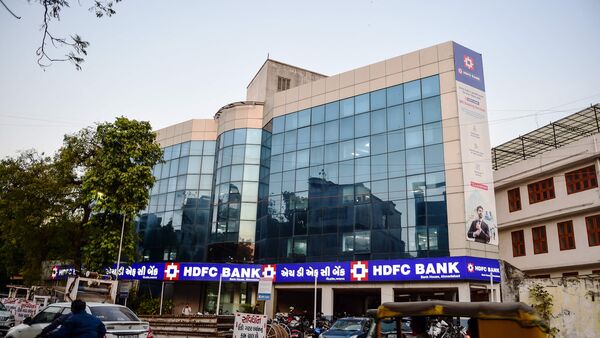 HDFC Bank ADR rose over four per cent after FII shareholding fell below 55 per cent