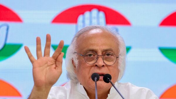 Congress leader Jairam Ramesh addresses a press conference at AICC HQ, in New Delhi (PTI Photo/File)