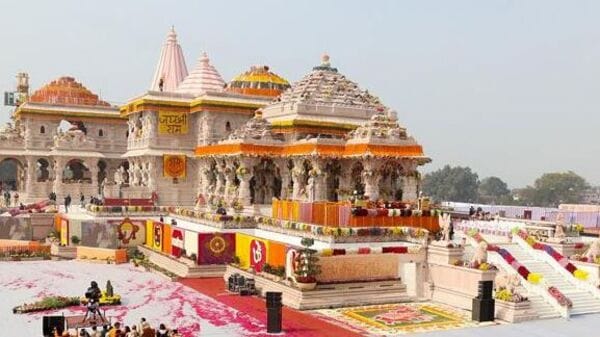 Ram Temple in Ayodhya. (ANI)