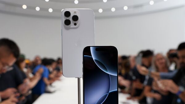 The new iPhone 16 is displayed during an announcement of new products at Apple headquarters. (Photo: AP)