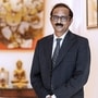 Challa Sreenivasulu Setty at his SBI residence in Mumbai. (Bloomberg)