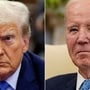 Combination picture showing former US President Donald Trump and US President Joe Biden (REUTERS)